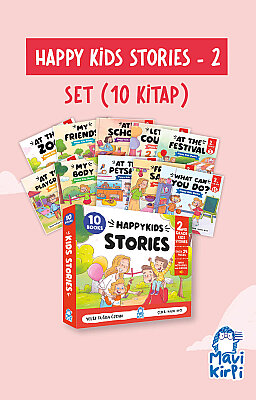 Happy Kids Stories 2 - 10 Kitap (2. Sınıf İngilizce Hikaye Seti)