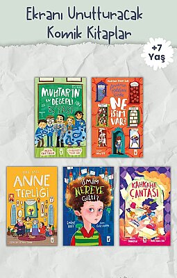 Ekranı Unutturacak Kadar Komik Kitaplar Seti - (5 Kitap)