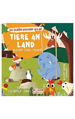Tiere an Land - Suche und Finde - Karadaki Hayvanlar - Ara Bul / Allah Ne Güzel Yaratmış (Almanca)