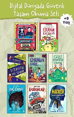  Timaş İlk Genç Dijital Dünyada Güvenli Yaşam Okuma Seti - 3-4-5. Sınıf Kitapları (8 Kitap Takım)