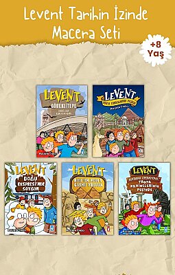 Levent Tarihin İzinde Macera Seti -(5 Kitap Set) - Mustafa Orakçı