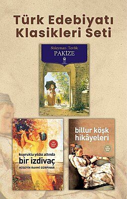 Antik Kitap Türk Edebiyatı Klasikleri Seti (3 Kitap Takım) - Hüseyin Rahmi Gürpınar, Süleyman Tevfik Eserleri
