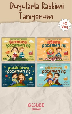 Duyularla Rabbimi Tanıyorum Seti - Okul Öncesi Kitap Seti - 3-6 Yaş