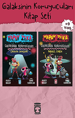 Galaksinin Koruyucuları Yapay Zeka 2 Kitap Set - Kuzey Bulut - Timaş Çocuk - 9-10 Yaş Bilim Kurgu Macera