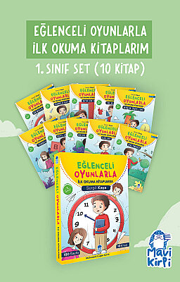 Eğlenceli Oyunlarla İlk Okuma Kitaplarım - 1. Sınıf Hikaye Seti (10 Kitap)