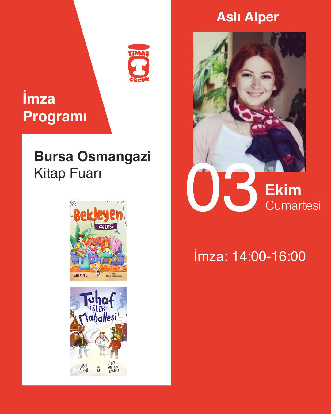 Bursa Osmangazi Kitap Fuarı - Aslı Alper