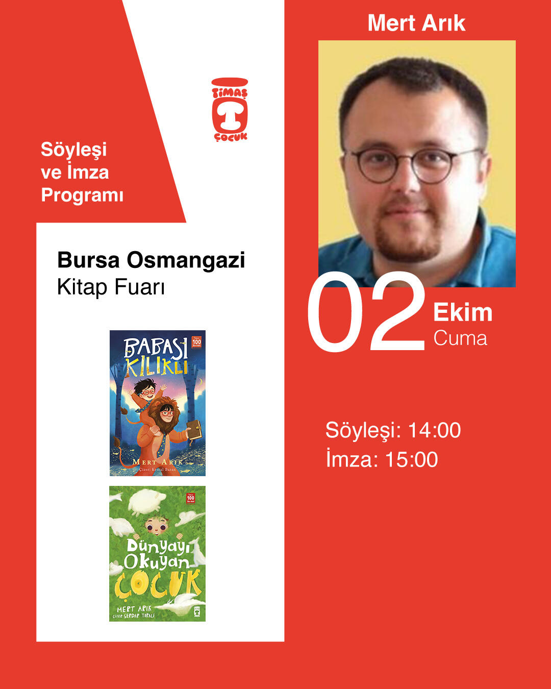 Bursa Osmangazi  Kitap Fuarı - Mert Arık 