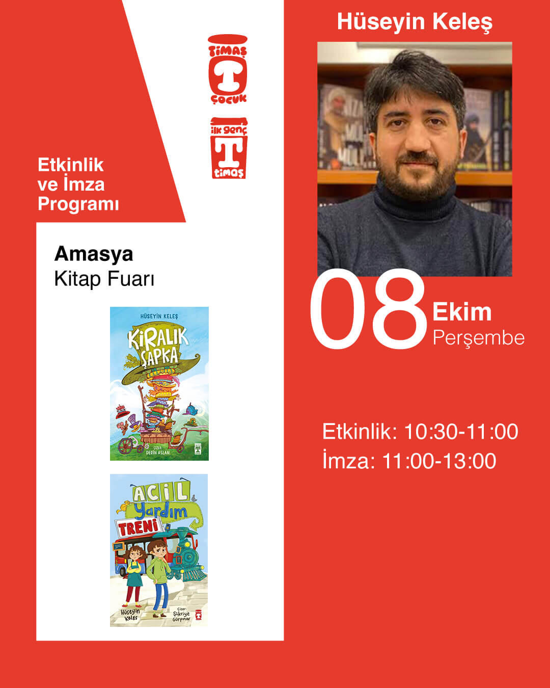 Amasya Kitap Fuarı - Hüseyin Keleş