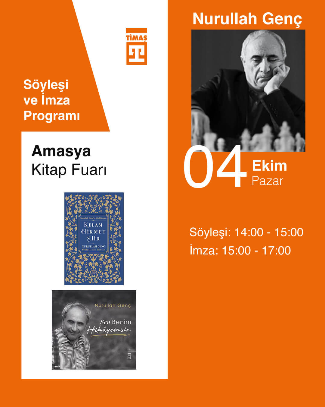 Amasya Kitap Fuarı - Nurullah Genç