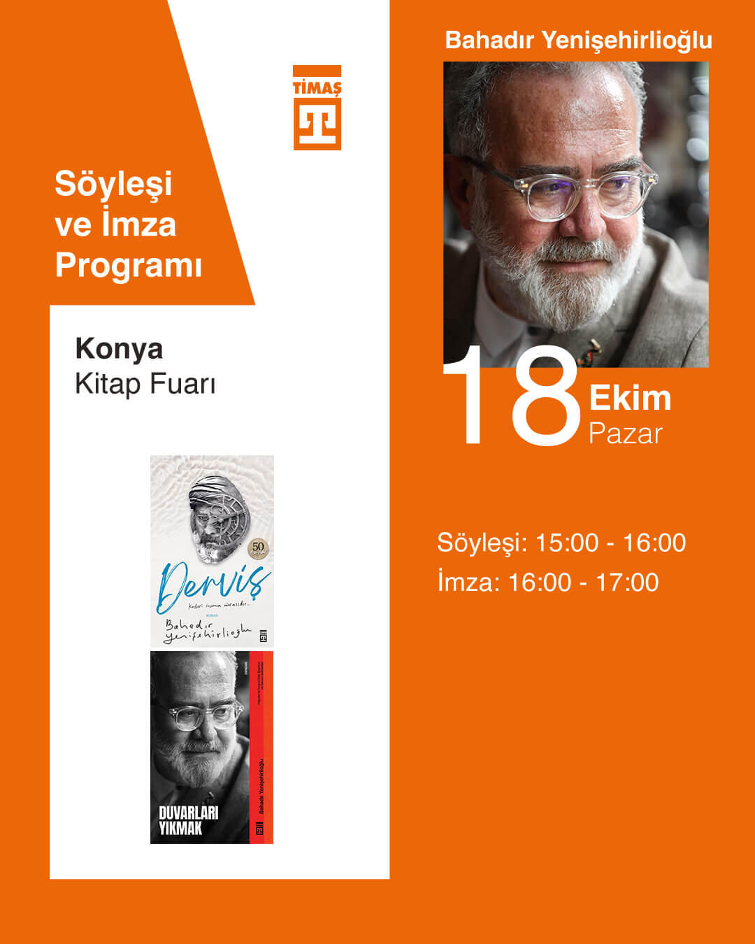 Konya Kitap Fuarı - Bahadır Yenişehirlioğlu