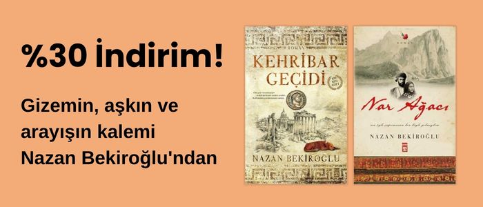 Nazan Bekiroğlu Kitaplarında %30 İndirim!