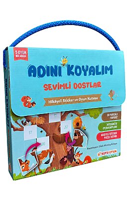 Adını Koyalım-Sevimli Dostlar (Hikayeli Sticker ve Oyun Kutusu)