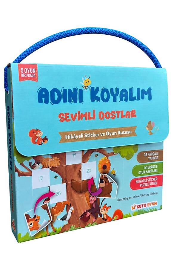 Adını Koyalım-Sevimli Dostlar (Hikayeli Sticker ve Oyun Kutusu) - 1