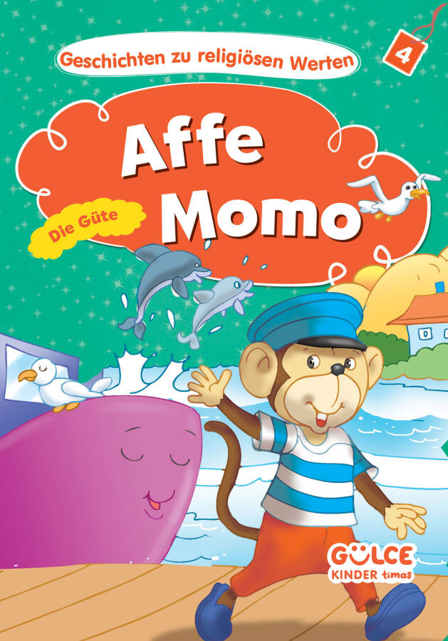Affe Momo-Die Güte - Maymun Miço- Hikayelerle Dini Değerler 4 - 1