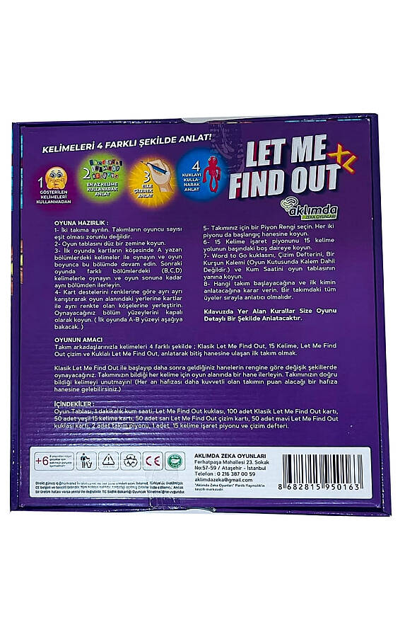 Aklımda Zeka Oyunları - Let Me Find Out XL - Anlat Bakalım Büyük - 2