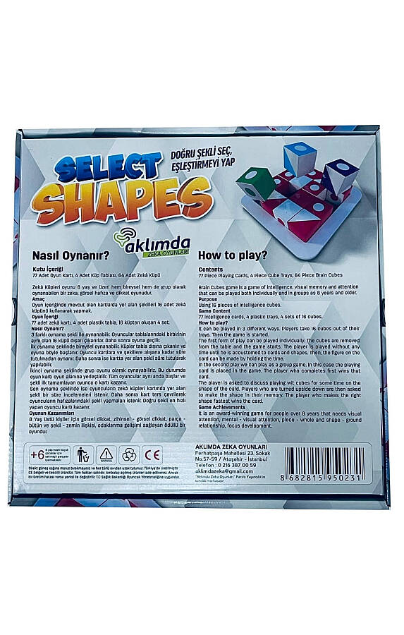 Aklımda Zeka Oyunları - Select Shapes - Şekil Bulmaca - 2