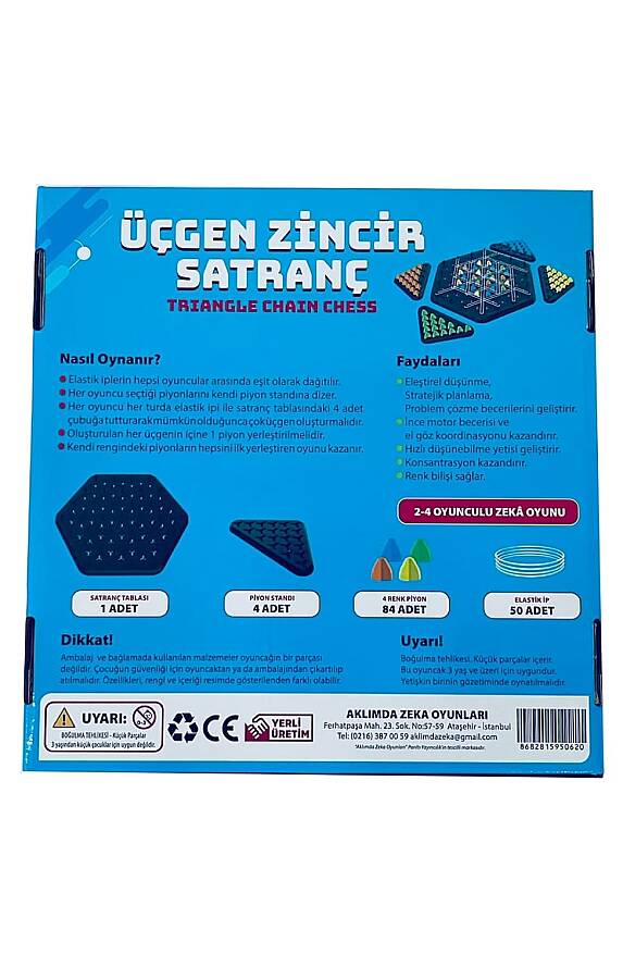 Aklımda Zeka Oyunları - Üçgen Zincir Satranç - 2