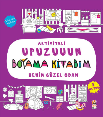 Aktiviteli Upuzuuun Boyama Kitabım - Benim Güzel Odam