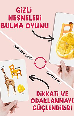 Bak Bak Saklambaç (2-3 Yaş Dikkat Geliştirme Oyun Kartları) - 2