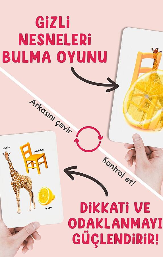 Bak Bak Saklambaç (2-3 Yaş Dikkat Geliştirme Oyun Kartları) - 2