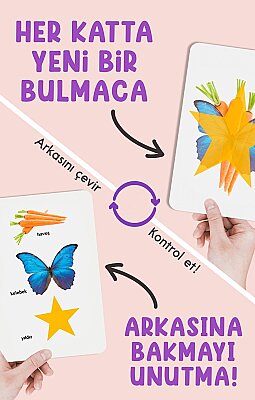 Bak Bak Saklambaç (2-3 Yaş Dikkat Geliştirme Oyun Kartları) - 3