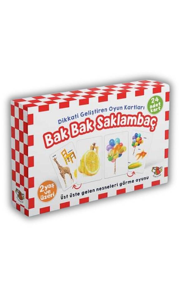 Bak Bak Saklambaç (2-3 Yaş Dikkat Geliştirme Oyun Kartları) - 1