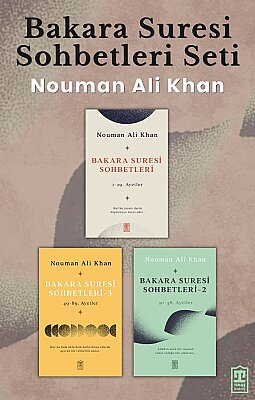 Bakara Suresi Sohbetleri Seti - Nouman Ali Khan - Timaş İnanç - 3 Kitap Set