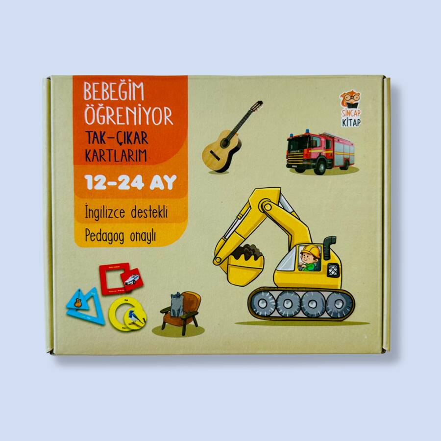 Bebeğim Öğreniyor Tak - Çıkar Kartlarım (12-24 Ay)