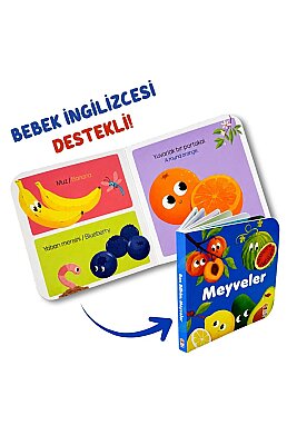 Ben Bilirim İngilizce Destekli İlk Kitaplarım 4 kitap 6 Magnetli Dokun Hisset Kart - 4