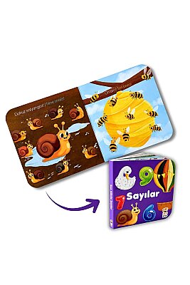 Ben Bilirim İngilizce Destekli İlk Kitaplarım 4 kitap 6 Magnetli Dokun Hisset Kart - 5