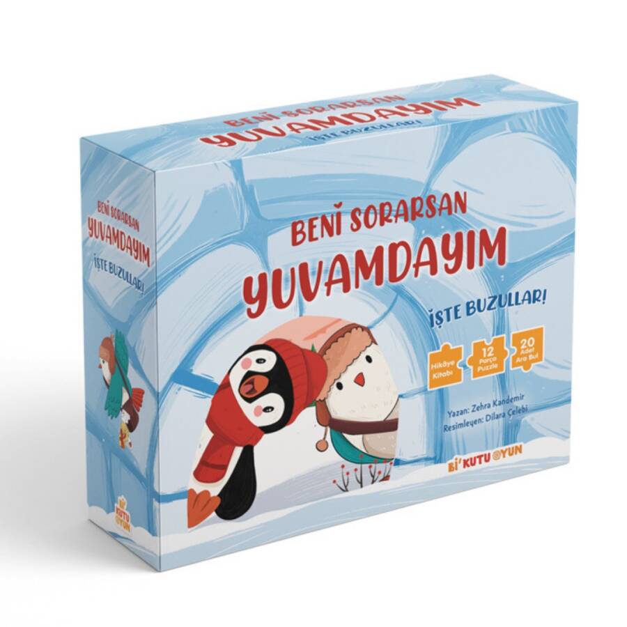Beni Sorarsan Yuvamdayım-İşte Buzullar! - Kitap ve Oyun Seti