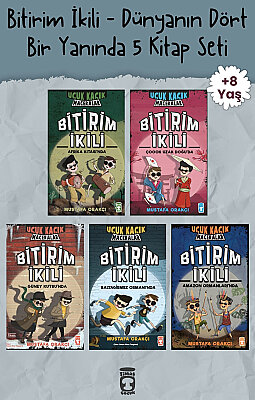 Bitirim İkili - Dünyanın Dört Bir Yanında 5 Kitap Seti