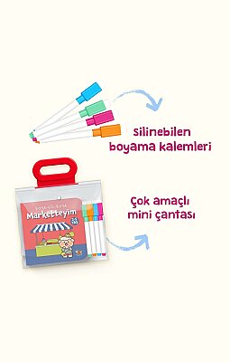 Boya Sil Boya 2 - Marketteyim - Evdeyim - Parktayım 2-5 yaş - 2