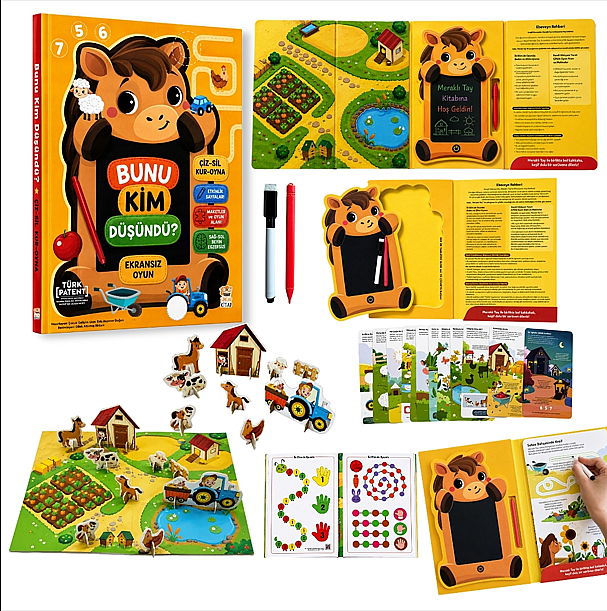 Bunu Kim Düşündü Tabletli Maketli Etkinlik Kitabı