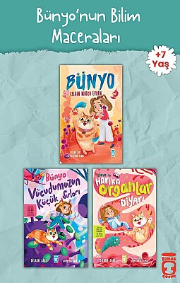 Bünyo’nun Bilim Maceraları 1. Sınıf Okuma Seti - +7 Yaş - Dllara Sarı - Timaş Çocuk