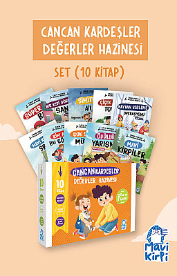 Cancan Kardeşler Değerler Hazinesi - 2. Sınıf Hikaye Seti (10 Kitap)