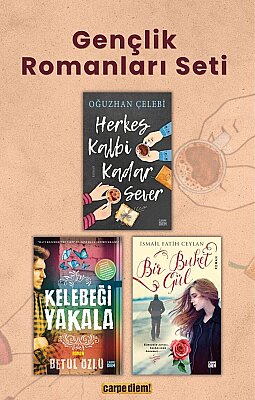 Carpe Diem Yayınları Gençlik Romanları Okuma Seti - 3 Kitap Takım (Kelebeği Yakala + 2 Kitap)