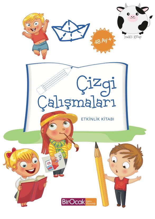 Çizgi Çalışmaları Etkinlik Kitabı (48 Ay) - 1