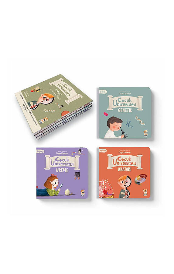 Çocuk Üniversitesi Biyoloji Set (3 Kitap) - 1