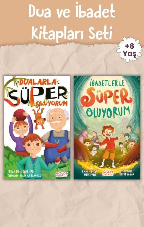 Çocuklar İçin Dua ve İbadet Kitapları Seti - 2. Sınıf Okuma Seti- +8 Yaş - Gülce Kitap