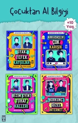 Çocuktan Al Bilgiyi 4 Kitap Hikaye Seti - +10 Yaş - Şeniz Baş - Timaş İlkgenç