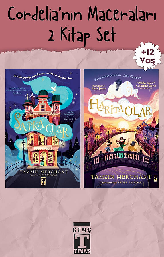 Cordelia'nın Maceraları - 2 Kitap Set - Tamzin Merchant - 12+ Yaş - Fantastik - 1