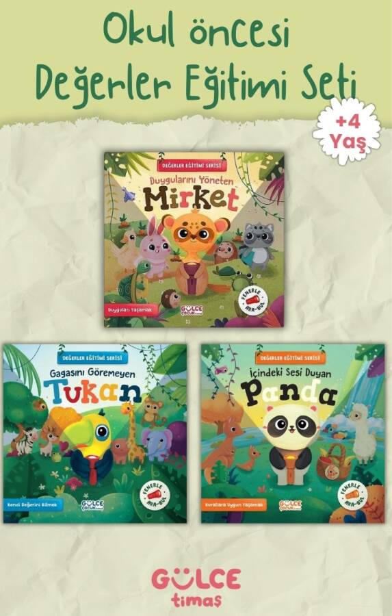 Değerler Eğitim Kitap Seti - Okul öncesi - 3-6 Yaş
