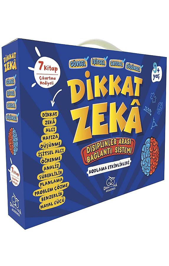 Dikkat - Zeka 3. Sınıf Seti - 9 Yaş (7 Kitap) - 1