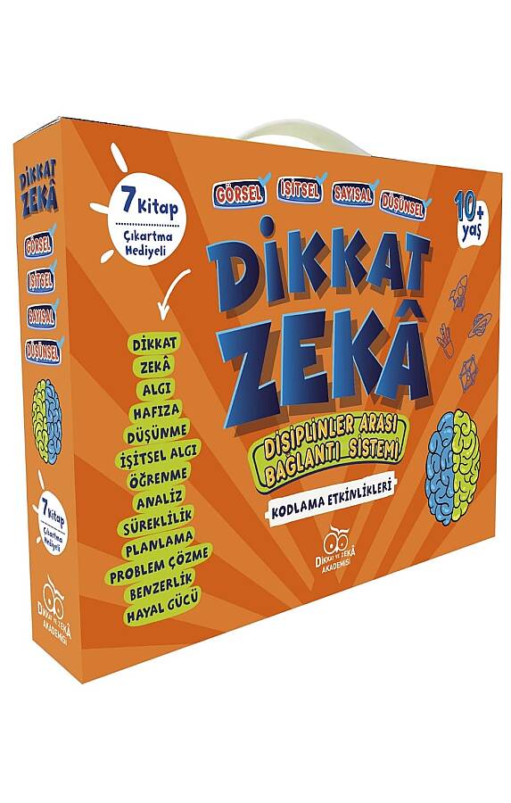 Dikkat - Zeka 4. Sınıf Seti - 10 Yaş (7 Kitap) - 1