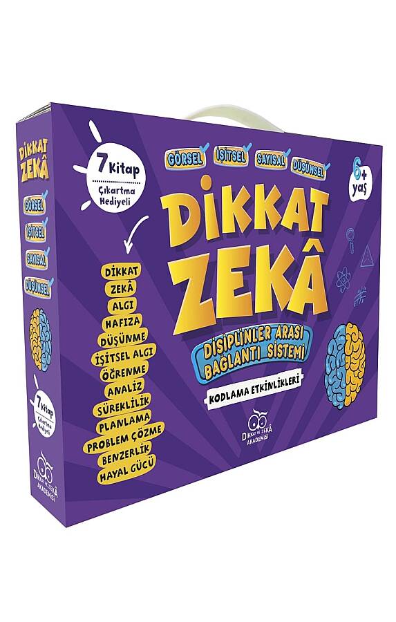 Dikkat - Zeka Ana Sınıfı Seti - 6 Yaş (7 Kitap) - 1