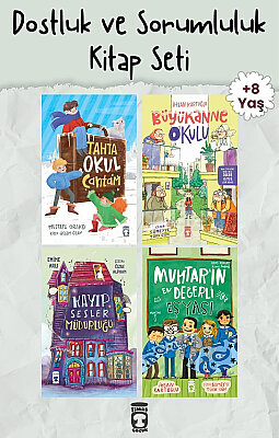 Dostluk ve Sorumluluk Maceraları 4 Kitap Set