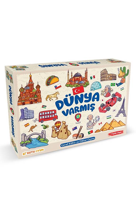 Dünya Varmış - Genel Kültür ve Dikkat Oyunu (7 Farklı Oyun)