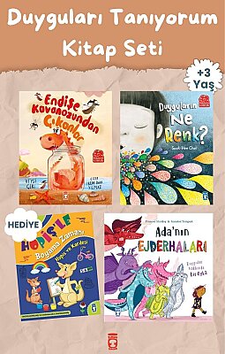 Duyguları Tanıyorum Okul Öncesi Kitap Seti - (3 Kitap) - (Boyama Kitabı Hediyeli)