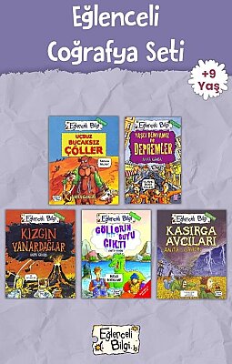 Eğlenceli Bilgi Coğrafya Hiç Bu Kadar Eğlenceli Olmamıştı Serisi - 9-12 Yaş (Kızgın Yanardağlar, Depremler ve Kasırgalar 5'li Set)